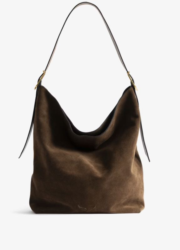 Bolso Zadig Jane Hobo XL Suede